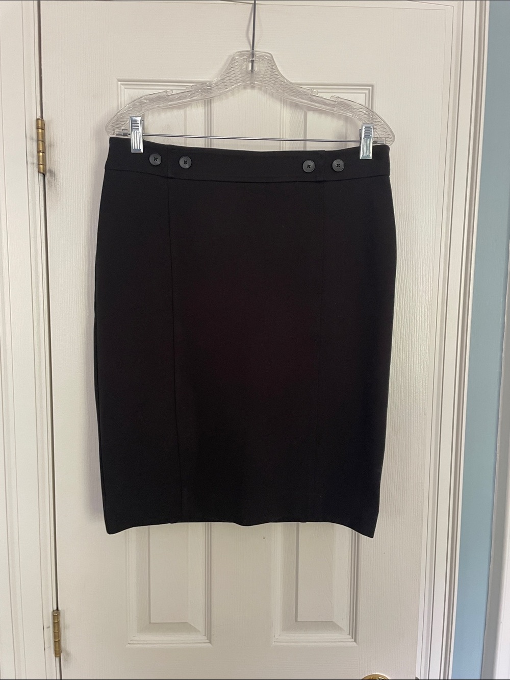 Reitmans Black Stretch Pencil Skirt